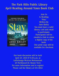 April Reading Around Town Book Club