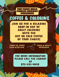 Coffee & Coloring Teen/Adult Activity