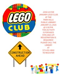 January Lego Club