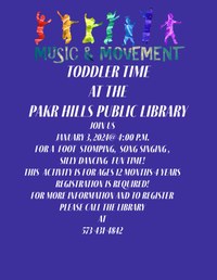 January Toddler Time