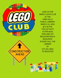 March Lego Club