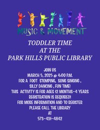 March Music and Movement Toddler Time
