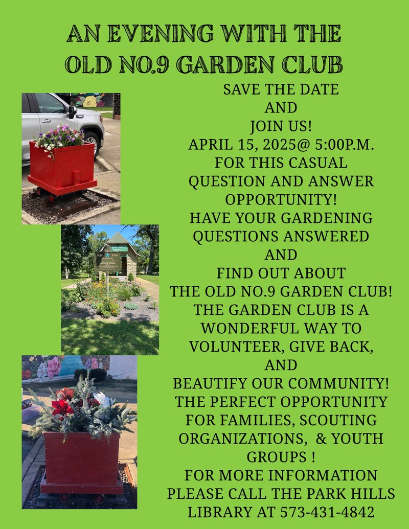 Old No.9 Garden Club Evening Old No.9 Garden Club Evening