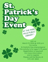 St. Partick's Day Kid's Activity