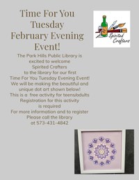 Time For You Tuesdays Evening Event