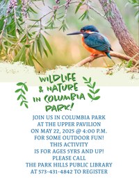 Wildlife and Nature Kid's Program