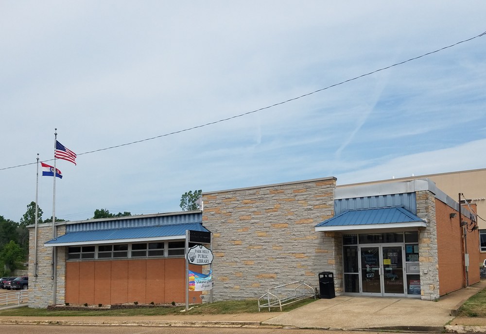 Front of the library